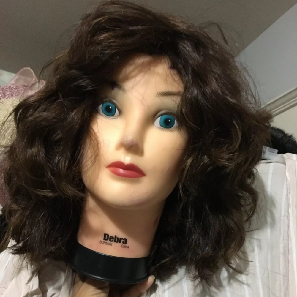 Clary’s Kosher Real 100% Human Hair Wig 12” Brown Wave
